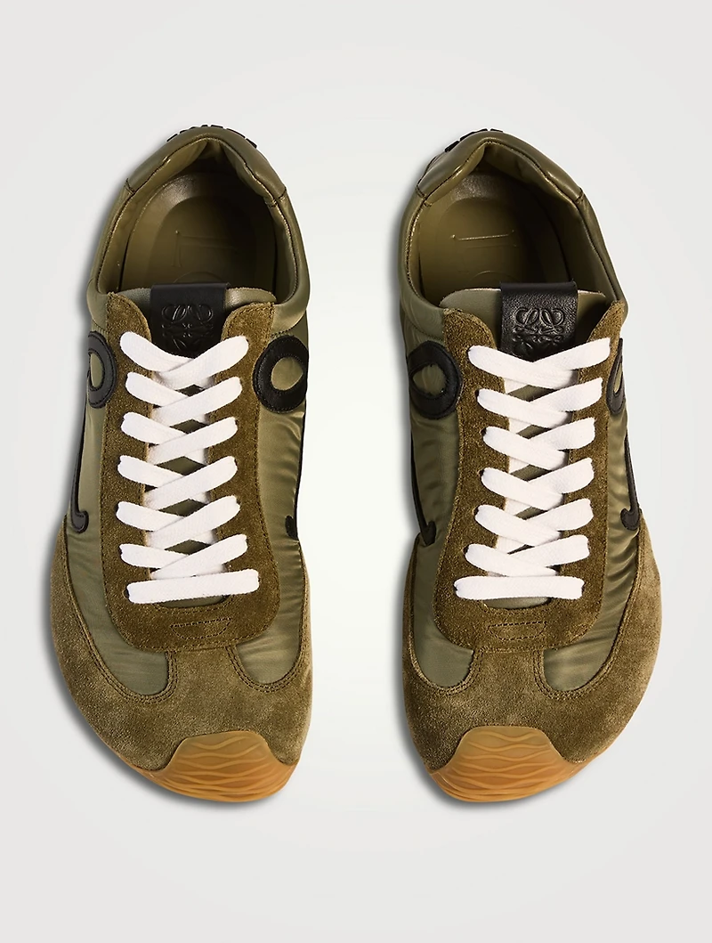 Ballet Runner 2.0 Suede And Nylon Sneakers