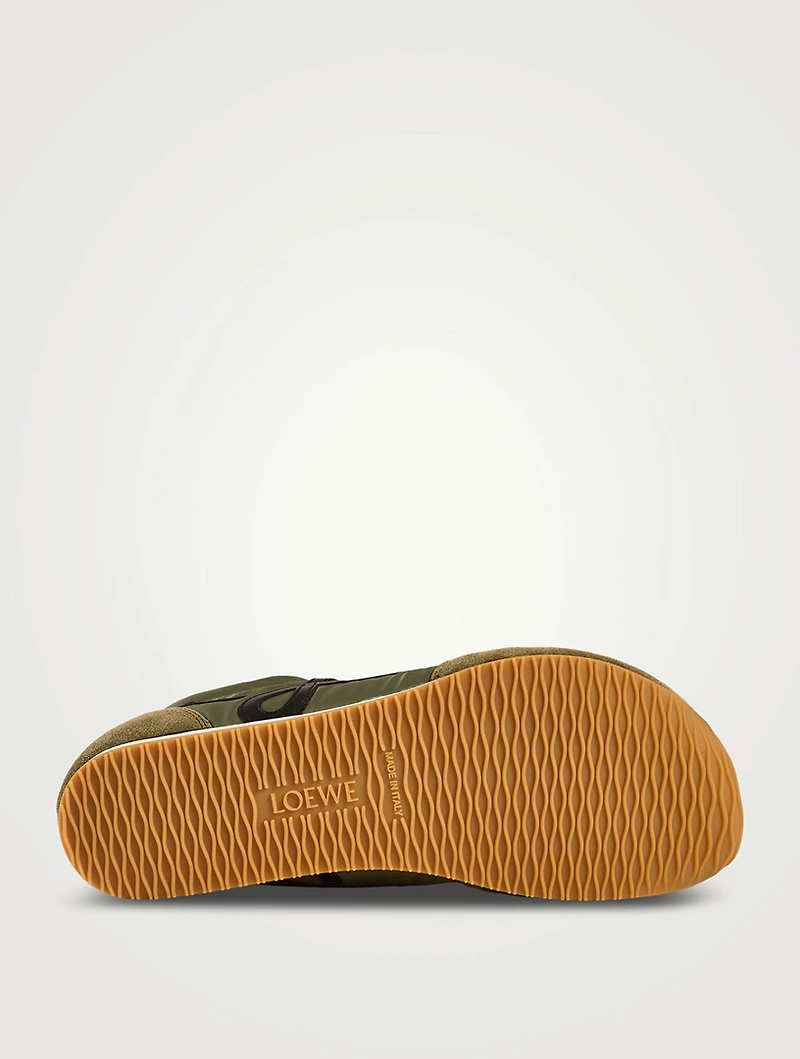 Ballet Runner 2.0 Suede And Nylon Sneakers