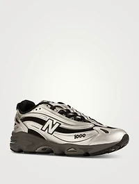 1000 Suede And Mesh Sneakers