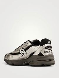 1000 Suede And Mesh Sneakers
