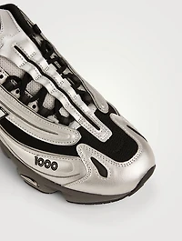 1000 Suede And Mesh Sneakers