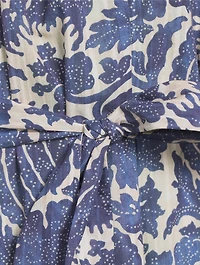 Rosalie Belted Mini Dress Floral Print