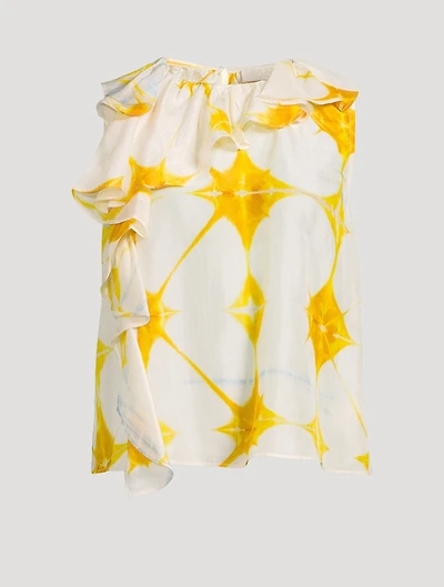 Nya Printed Silk Blouse