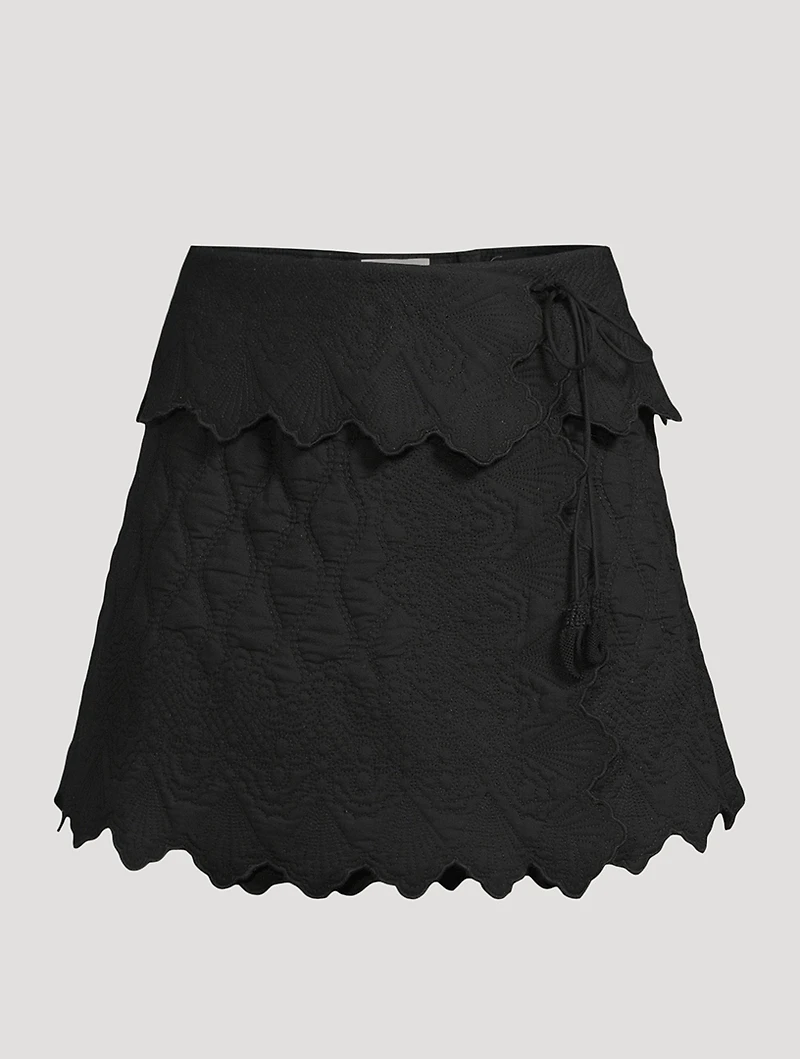 Taryn Quilted Mini Skirt