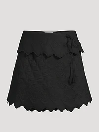 Taryn Quilted Mini Skirt