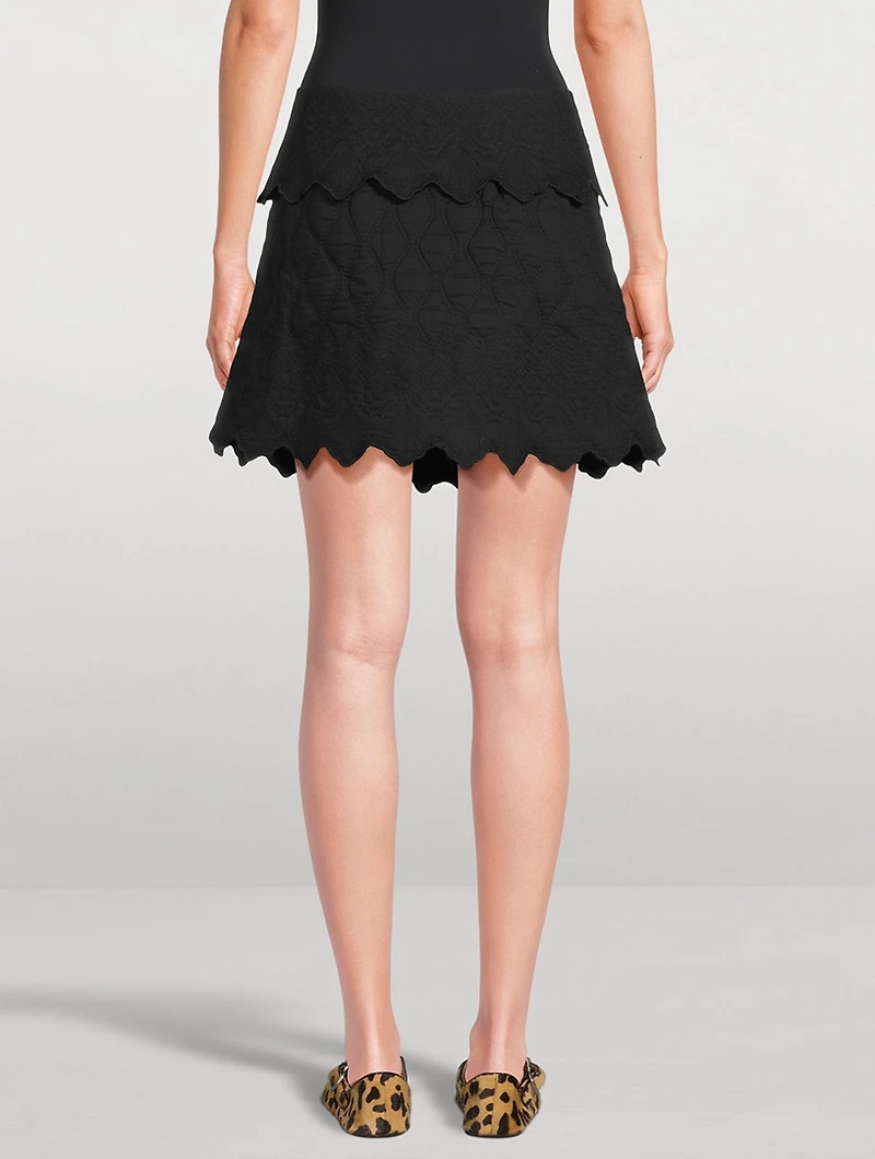 Taryn Quilted Mini Skirt