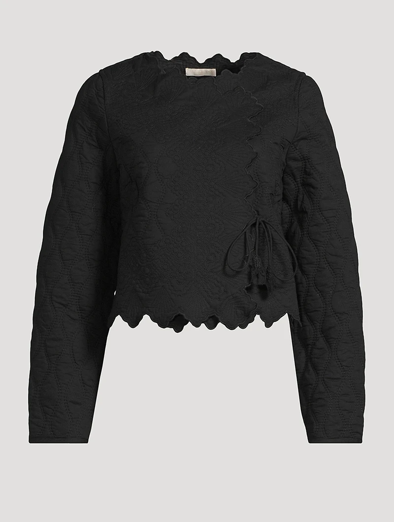 Zofia Quilted Voile Jacket