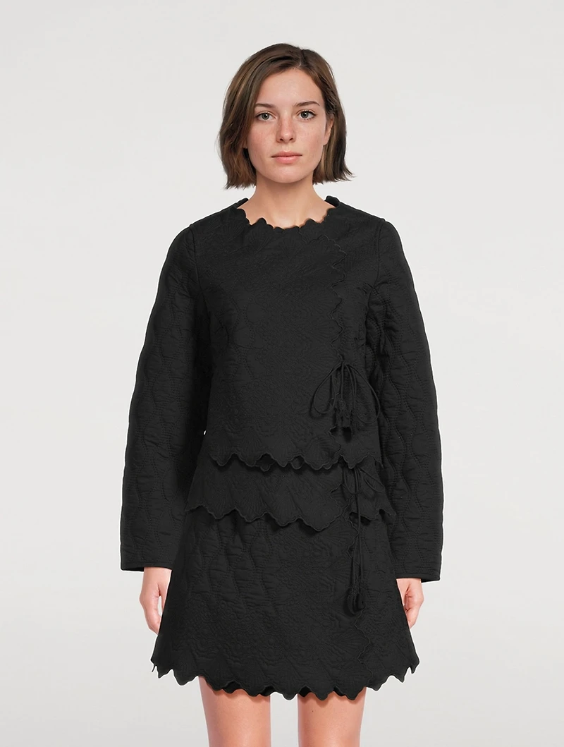 Zofia Quilted Voile Jacket