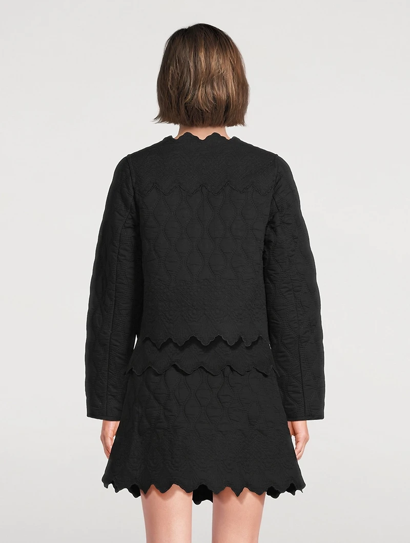 Zofia Quilted Voile Jacket