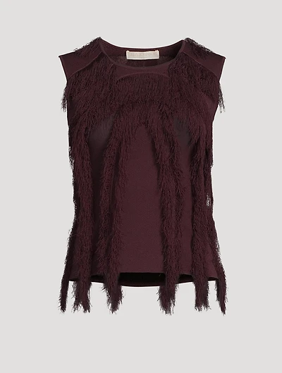 Bonnie Fringe Knit T-Shirt