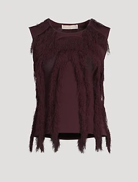 Bonnie Fringe Knit T-Shirt