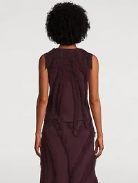 Bonnie Fringe Knit T-Shirt