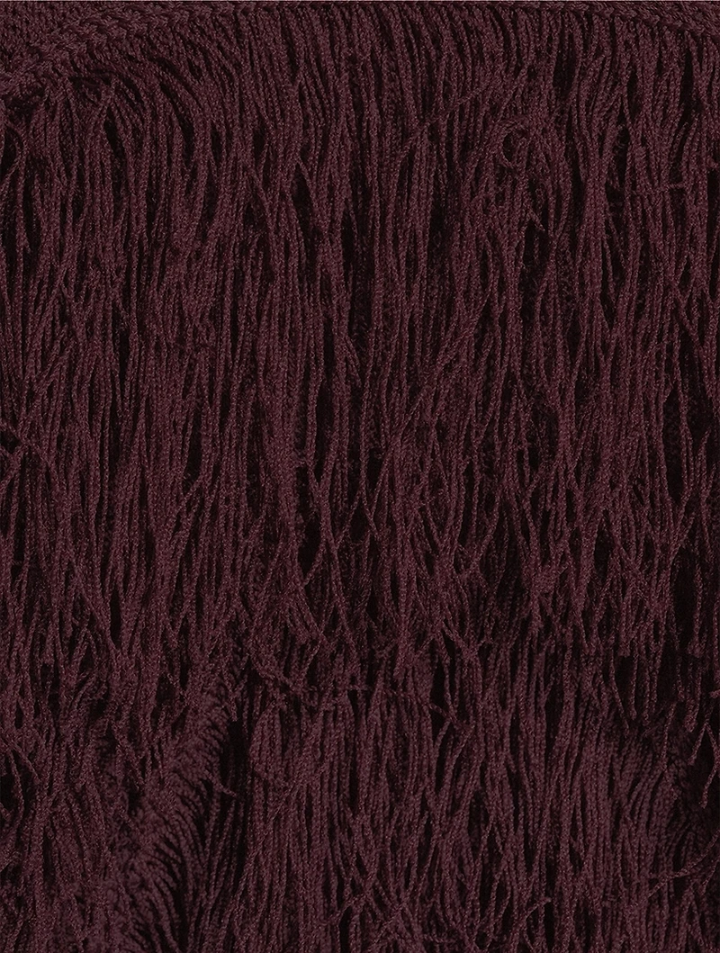 Bonnie Fringe Knit T-Shirt