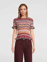 Miya Ruffle-Trimmed Sweater
