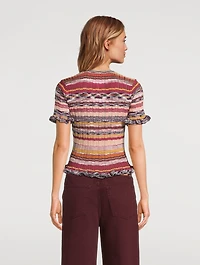 Miya Ruffle-Trimmed Sweater