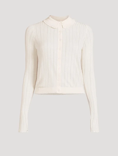 Lottie Pointelle Cardigan