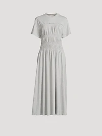 Georgie Smocked Midi Dress