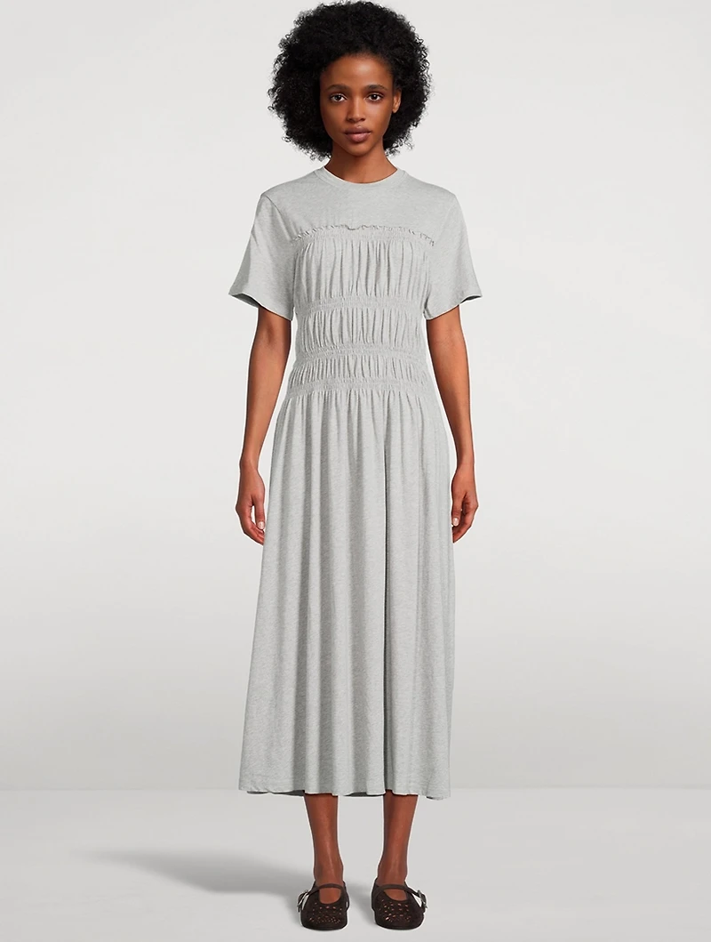 Georgie Smocked Midi Dress
