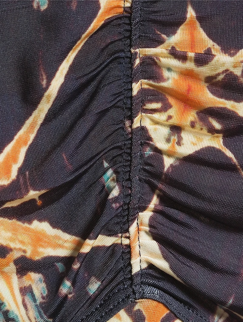 Neri Long-Sleeve T-Shirt Shibori Print