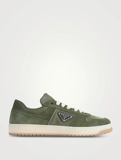 Downtown Re-Nylon And Suede Sneakers