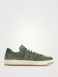 Downtown Re-Nylon And Suede Sneakers