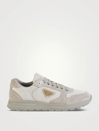 Prax 2.0 Re-Nylon and Suede Sneakers