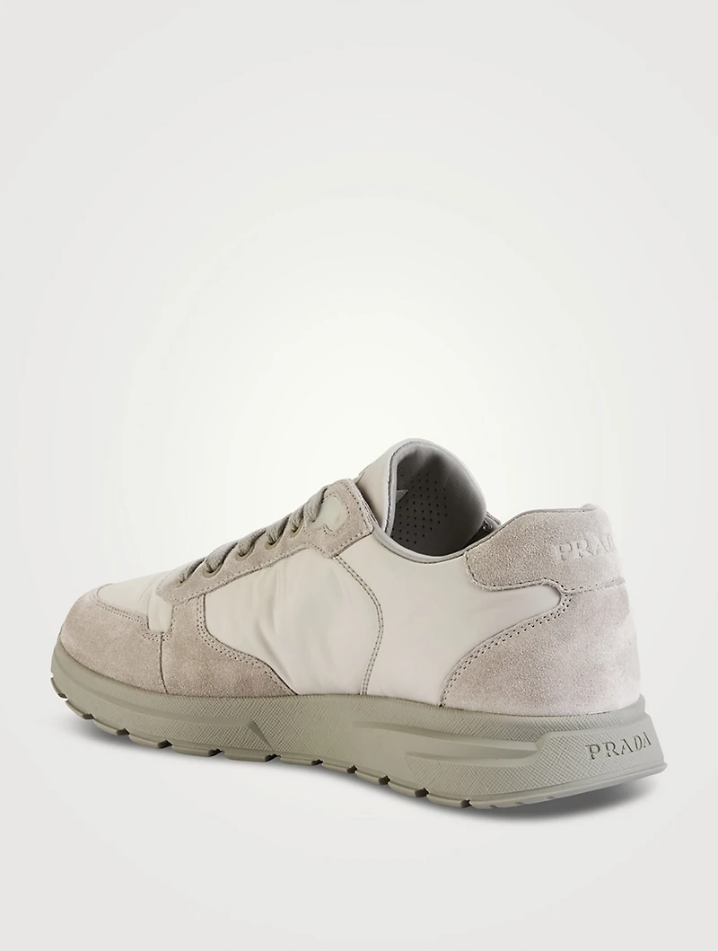 Prax 2.0 Re-Nylon and Suede Sneakers