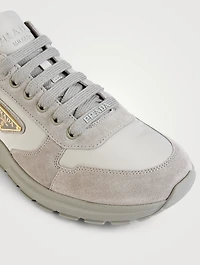 Prax 2.0 Re-Nylon and Suede Sneakers