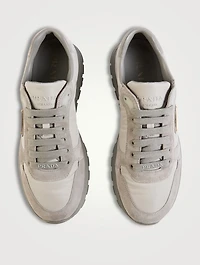 Prax 2.0 Re-Nylon and Suede Sneakers