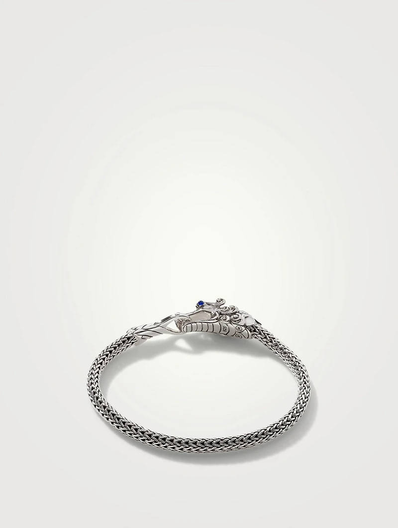 Naga 5mm Bracelet With Black Sapphire