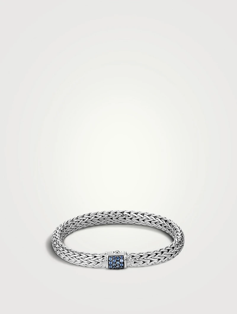 Medium Icon Blue Sapphire Bracelet