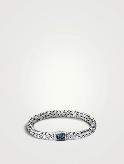 Medium Icon Blue Sapphire Bracelet