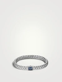 Medium Icon Blue Sapphire Bracelet