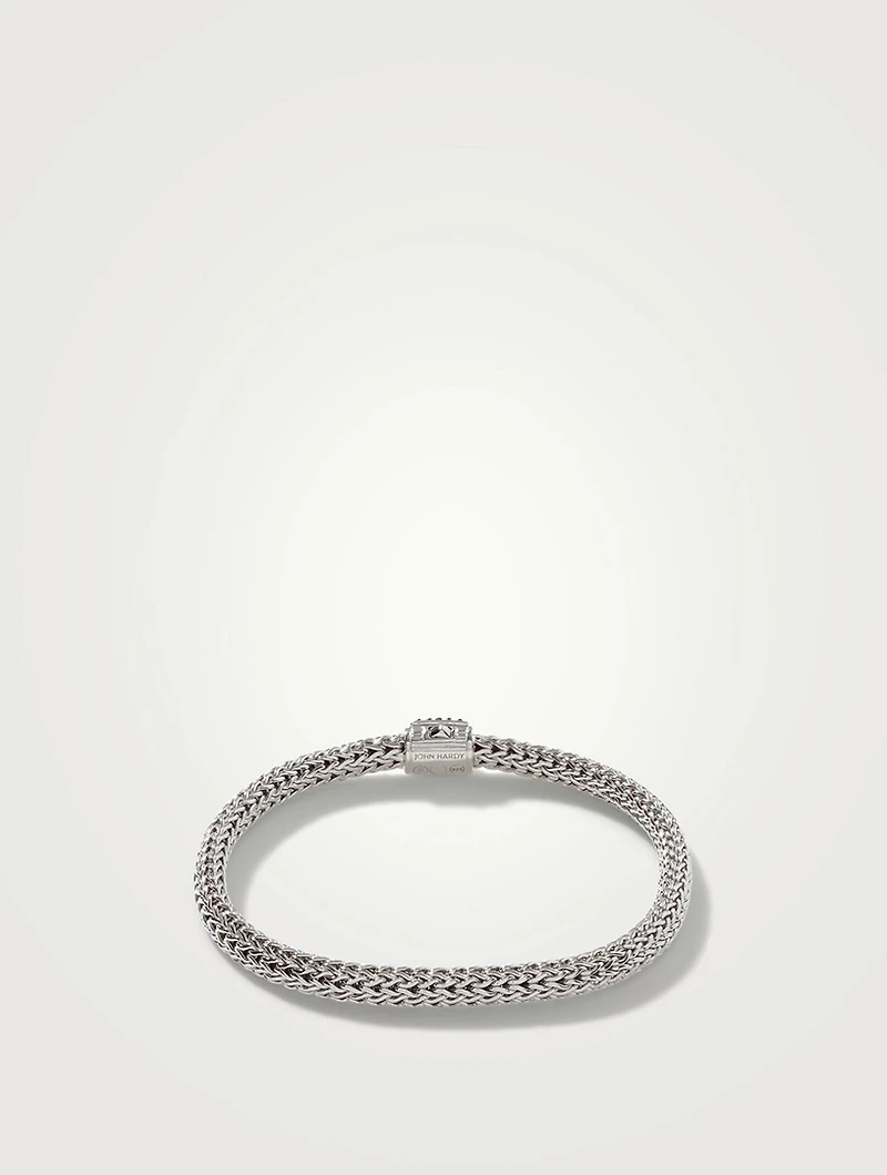 Classic Chain 5mm Pavé Icon Bracelet
