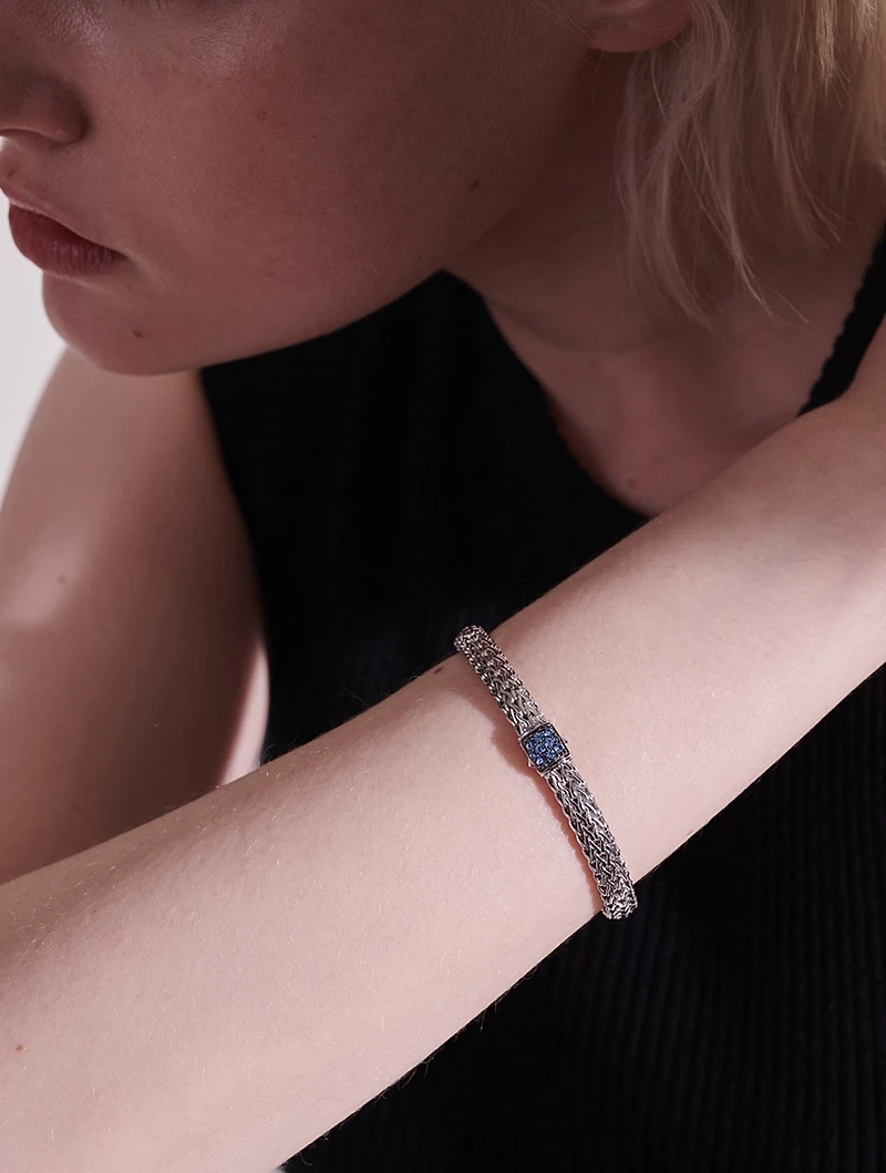 Classic Chain 5mm Pavé Icon Bracelet