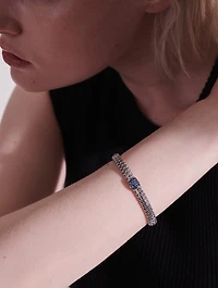 Classic Chain 5mm Pavé Icon Bracelet
