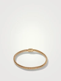XS Icon 18K Gold Bracelet With Pavé Diamonds