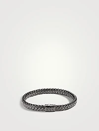 Dark Sterling Silver Icon Bracelet