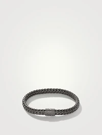 Dark Sterling Silver Icon Bracelet