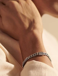 Sterling Sterling Silver Curb Chain Bracelet