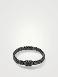 Icon Dark Sterling Silver Pavé Bracelet