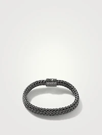 Icon Dark Sterling Silver Pavé Bracelet