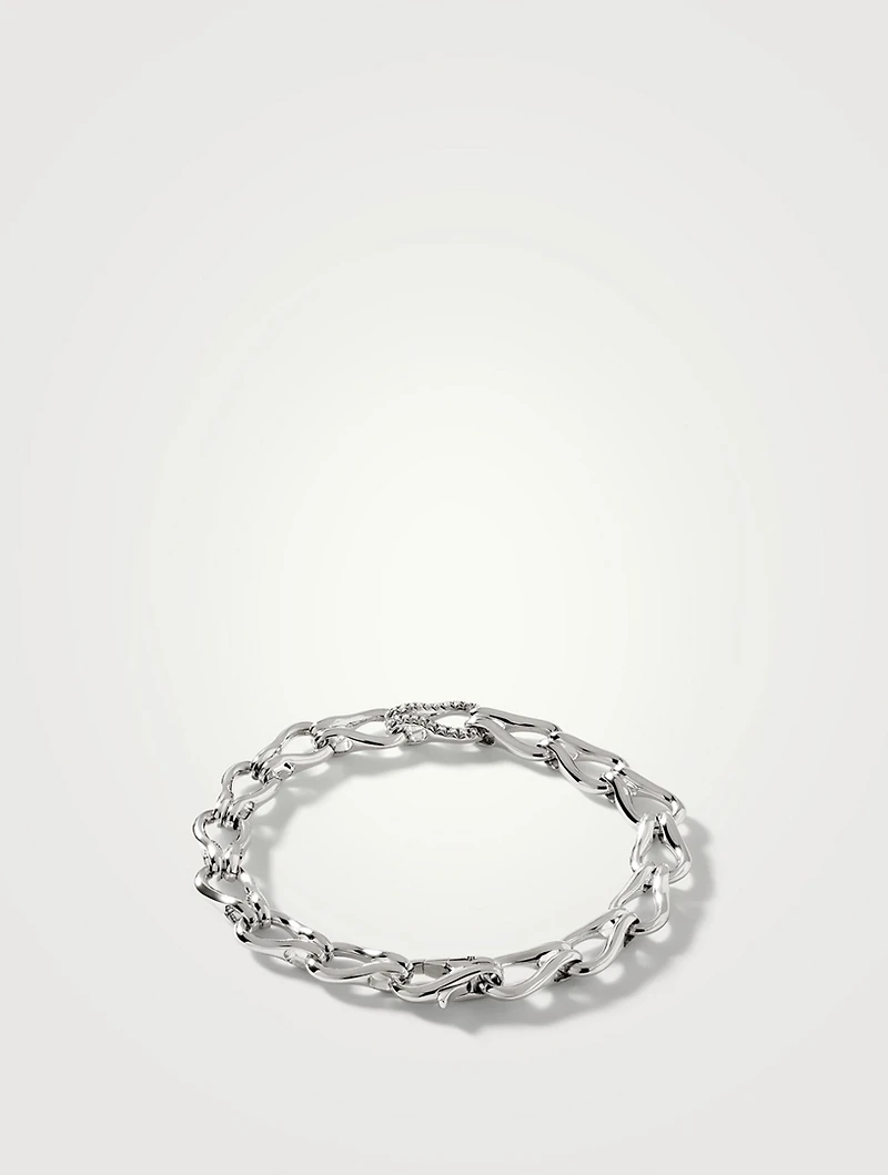 Surf Bracelet With Pavé Diamonds