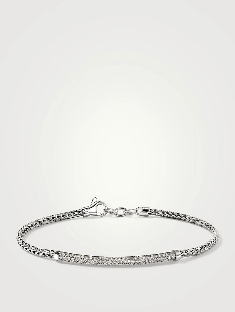JH Essentials 2.8mm Bracelet With Pavé Diamonds