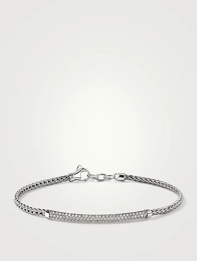 JH Essentials 2.8mm Bracelet With Pavé Diamonds
