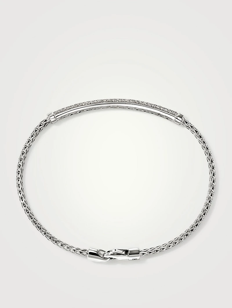 JH Essentials 2.8mm Bracelet With Pavé Diamonds