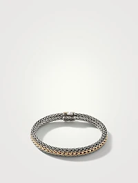 Icon Gold And Sterling Silver Reversible Bracelet