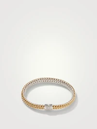 Icon 6.5mm Reversible Bracelet With Pavé Diamonds