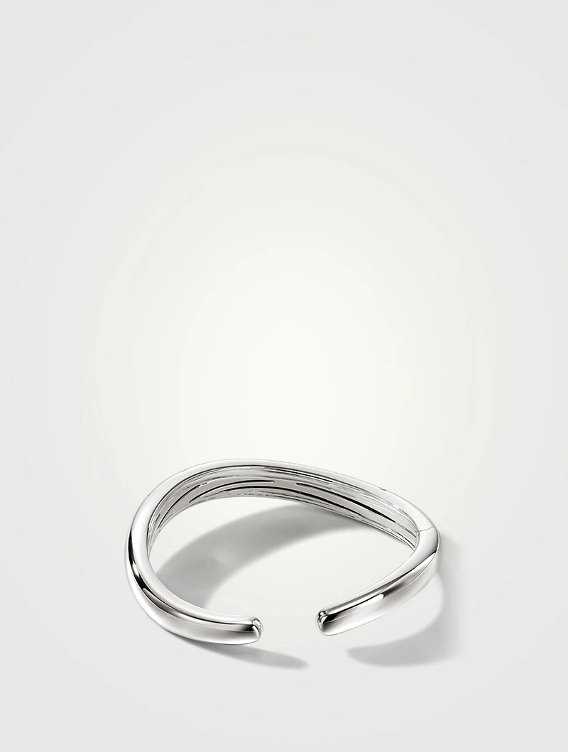 Surf Scatter Cuff Bracelet With Diamonds