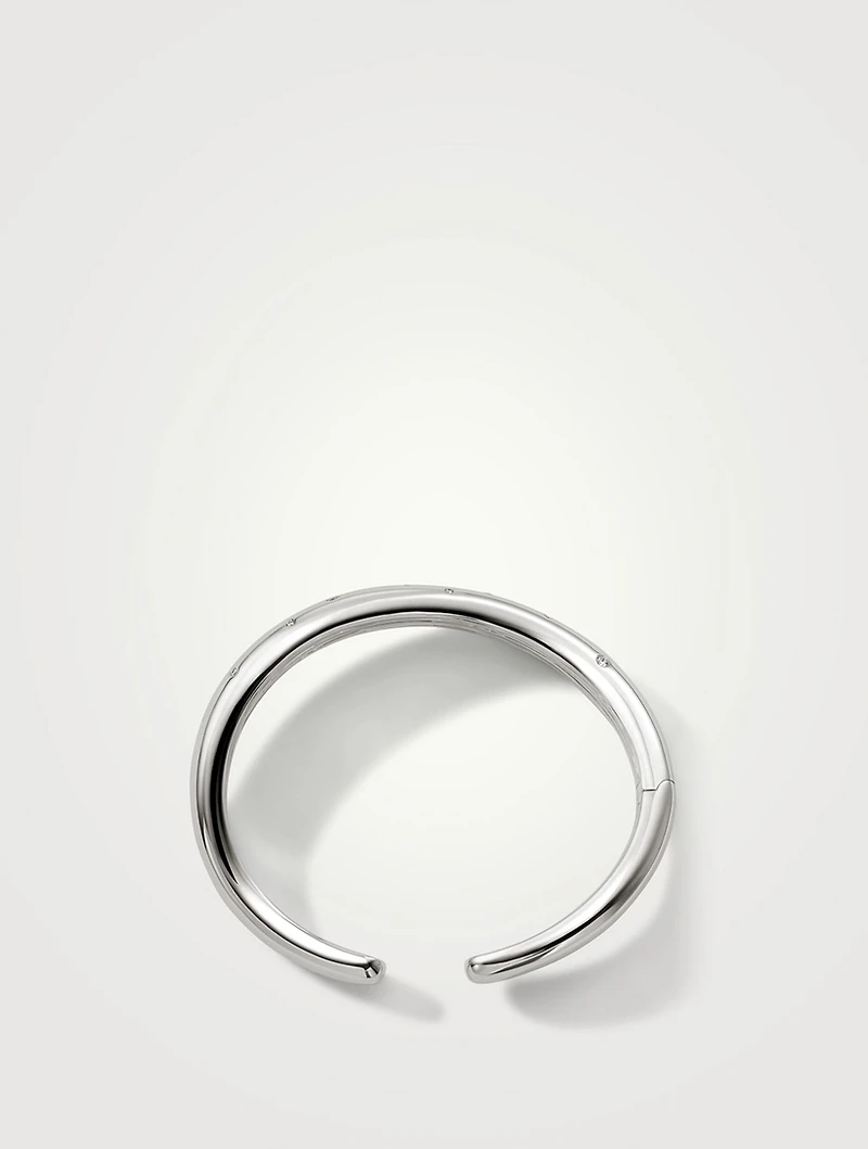 Surf Scatter Cuff Bracelet With Diamonds